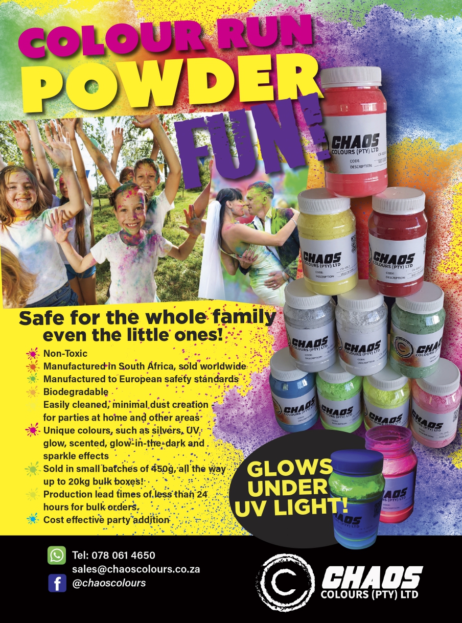 Colour run powder fun